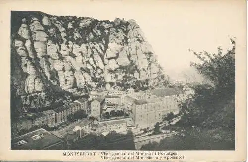 PC36947 Montserrat. Übersicht Kloster und Kammern