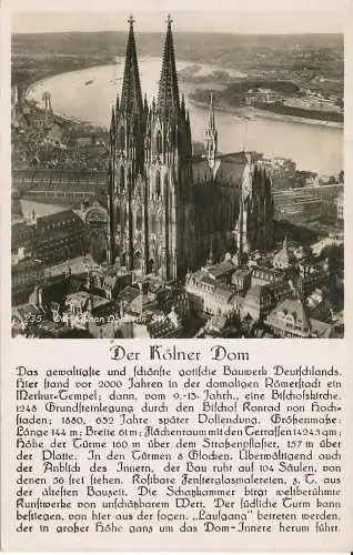 PC37349 Der Kolner Dom. Hoursch und Bechstedt. Rheingold. Nr. 235. B. Hopkins