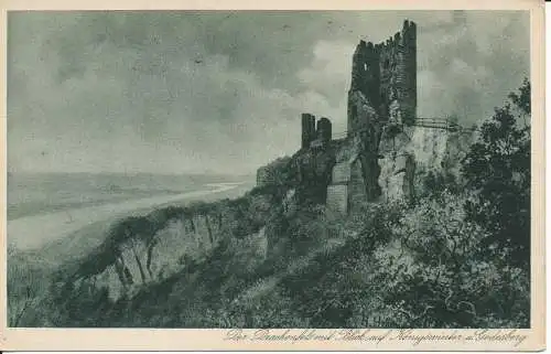 PC37324 Der Drachenfels mit Blick auf Königswinter u. Godesberg. König. B. Hopki