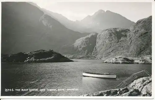 PC35480 Die Bootslandung. Loch Coruisk. Skye. Judges Ltd. Nr. 18746. RP