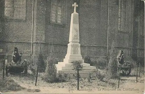 PC36825 Middelkerke. Das Denkmal der Kämpfer. Stern. B. Hopkins