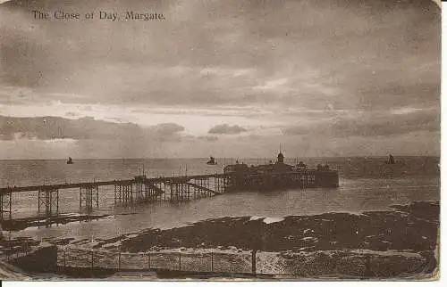 PC35973 Das Ende des Tages. Margate. Rad. 1915