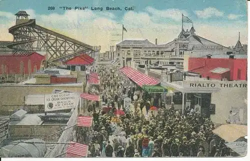 PC36710 The Pike Long Beach. Kal. M. Kashower. 1921. B. Hopkins