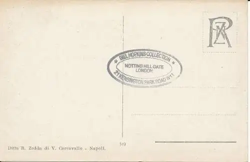 PC36740 Neapel. Galerie Umberto. R. Zedda von V. Carcavallo. Nr. 519. B. Hopkins