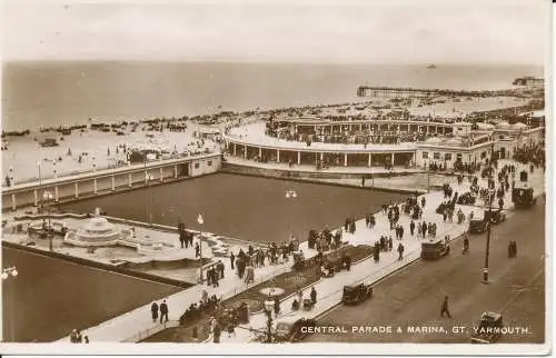 PC35816 Zentrale Parade und Marina. Gt. Yarmouth. RP. B. Hopkins