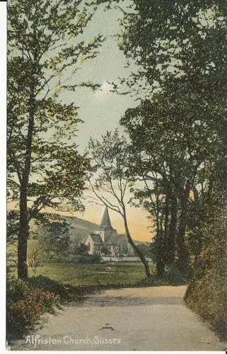 PC36031 Alfriston Church. Sussex. 1905