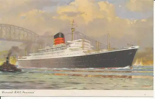 PC36071 Cunard R.M. S. Sachsen. Nr. B.1380
