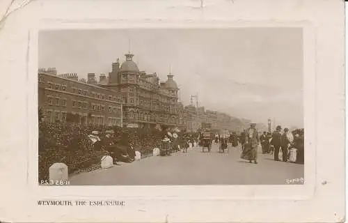 PC35826 Weymouth. Die Esplanade. Schnell. 1909