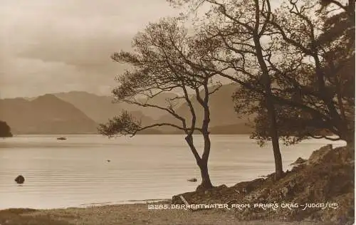 PC35733 Derwentwater von Friars Crag. Judges Ltd. Nr. 12285. RP