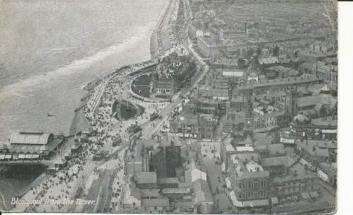 PC35990 Blackpool aus dem Turm. Der Fortschritt