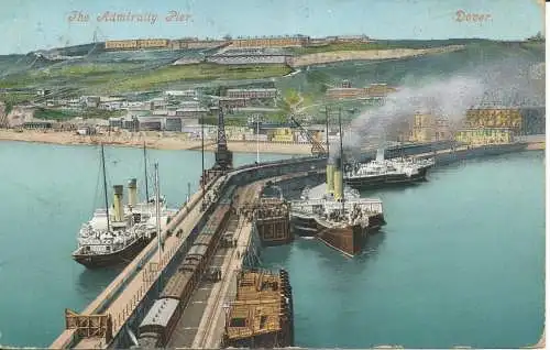 PC36058 Der Admiralty Pier. Dover. 1911