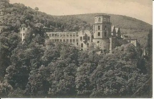 PC38761 von Heidelberg. Das Schloss von der Terrasse Gesehen. Edm. von König. Nr. 330