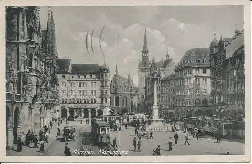 PC38878 München. Marienplatz. A. Lengauer. Nr. 191. B. Hopkins