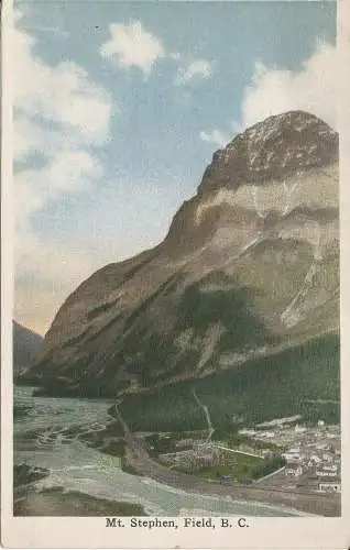 PC39547 Mt. Stephen. Feld. B. C. Oktochrom. Nr. 42560