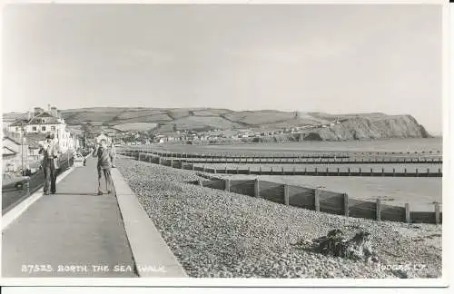 PC35897 Borth. Der Sea Walk. Judges Ltd. Nr. 27535. RP