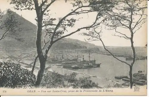 PC38699 Oran. Blick auf Santa Cruz von der Promenade des L Etang. Neurdein