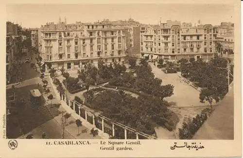 PC38704 Casablanca. Netter Garten. Flandrin. Nr. 11