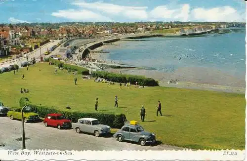 PC36025 West Bay. Westgate on Sea. Valentinstag. 1968