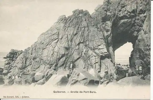 PC39826 Quiberon. Höhle von Port Bara. Ecomard. A. Breger