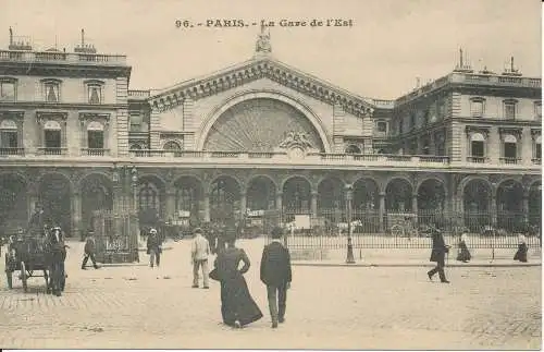 PC38844 Paris. Der Ostbahnhof. Nr. 96. B. Hopkins