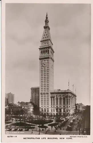 PC39946 Metropolitan Life Building. New York. Drehbar. B. Hopkins