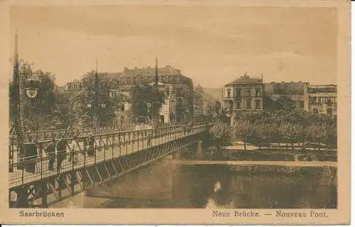 PC3951 Saarbrücken. Neue Brucke. Neue Brücke. B. Hopkins