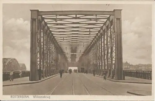 PC37852 Rotterdam. Willemsbrug. Nr. V. Uitg. B. Hopkins