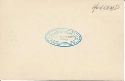 PC37862 alte Postkarte. Frau und Mann. Holland. B. Hopkins