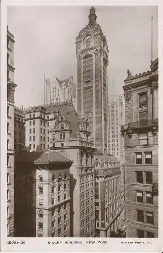 PC399947 Singer Building. New York. Drehbar. B. Hopkins