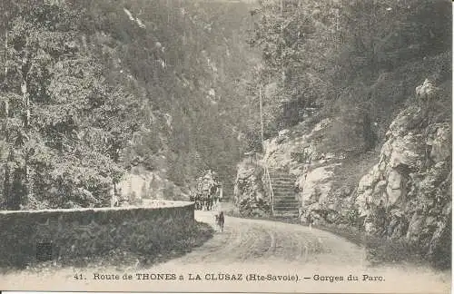 PC339579 Route de Thones nach La Clusaz. Hte Savoie. Gorges du Parc. Nr. 41