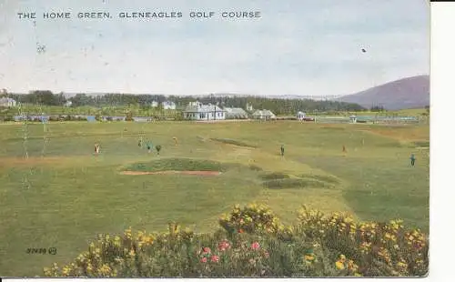 PC36224 The Home Green. Gleneagles Golfplatz. Valentinstag. Valesque