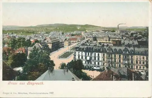 PC40101 Gruss aus Bayreuth. Spüler. Nr. 142. B. Hopkins