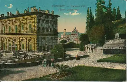 PC39609 Florenz. Palazzo Pitti. Hinten