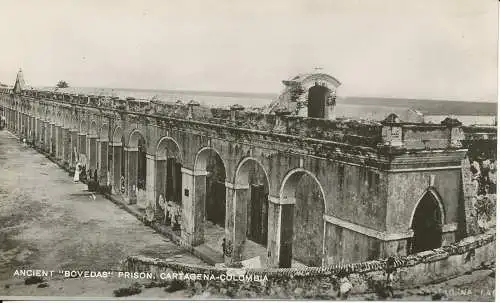 PC38271 Antikes Bovedas-Gefängnis. Cartagena Colombia. J.V. Mogollon. B. Hopkins