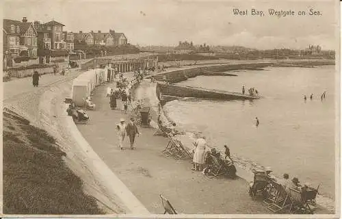 PC36185 West Bay. Westgate on Sea. 1927