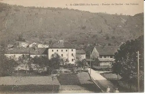 PC40048 St. Cergues. Pension de l Archet. Les Voirons. Fauraz. Nr. 6. 1925. B. Ich habe