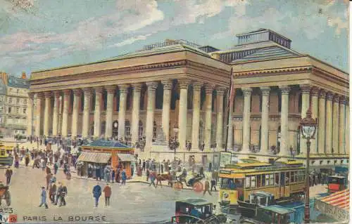 PC38152 Paris la Bourse. B. Hopkins