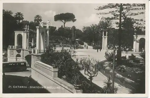 PC40072 Catania. Giardino Bellini. RP. B. Hopkins