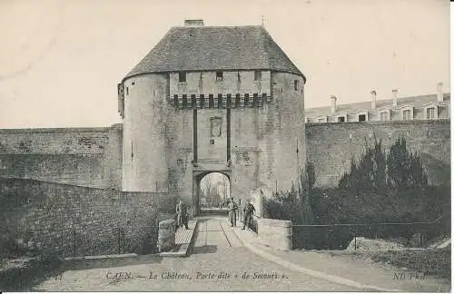 PC40083 Caen. Das Schloss mit sogenannter Rettungstür. ND. Nr. 44