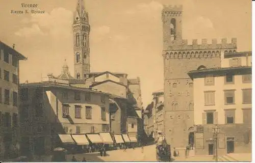 PC40112 Florenz. Piazza S. Firenze. B. Hopkins