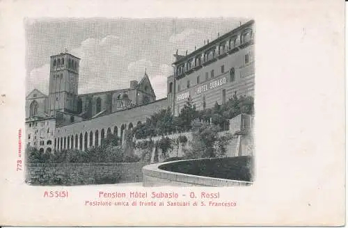 PC40079 Pension Hotel Subasio. O. Rot. Assisi. B. Hopkins