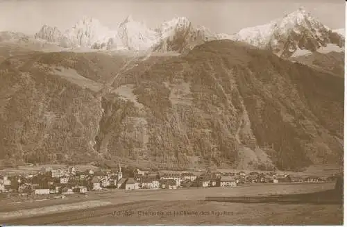 PC40201 Chamonix und die Nadelkette. Julien Freres. B. Hopkins