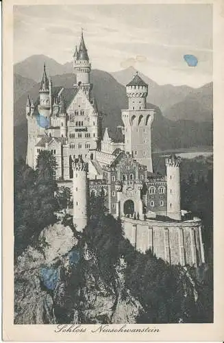 PC40167 Schloss Neuschwanstein. B. Lehrburger. B. Hopkins
