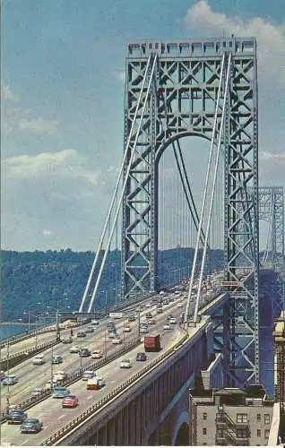 PC39921 George Washington Bridge. New York City. Akazie. B. Hopkins