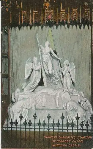 PC36201 Prinzessin Charlottes Cenotaph St. Georges Kapelle. Windsor Castle. Marschall