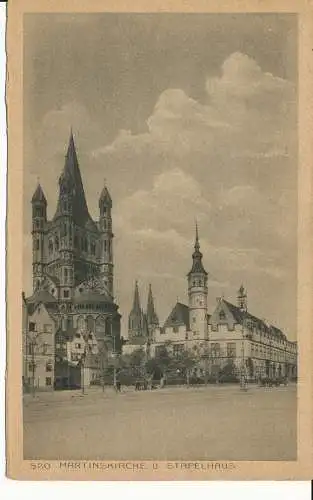 PC40172 Martinskirche u. Stapelhaus. Karl Rud. Bremer. Nr. 520. B. Hopkins