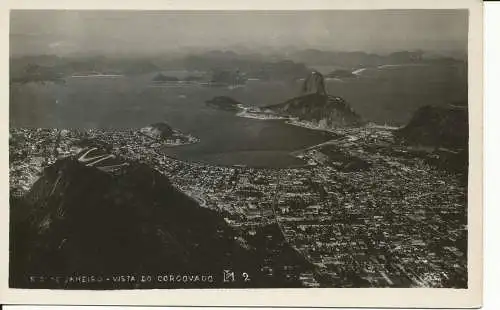 PC38219 Rio de Janeiro. Vista do Corcovado. B. Hopkins