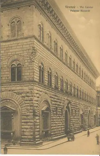 PC40110 Florenz. Via Cavour Palazzo Riccardi. B. Hopkins