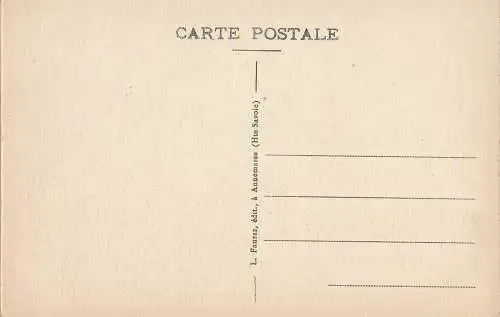 PC40211 Annecy. Allgemeine Ansicht von Menthon St. Bernard. L. Fauraz