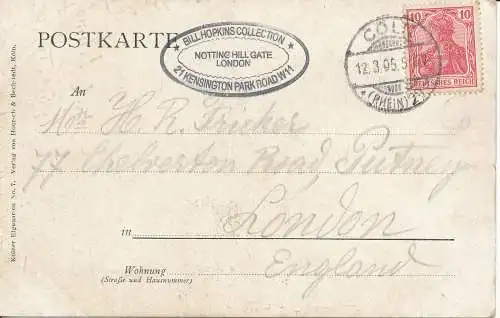 PC39762 Gruss aus Koln. Marktfrau vom Altermarkt.Eigenien. Nr. 7. 1905. B. Hopk